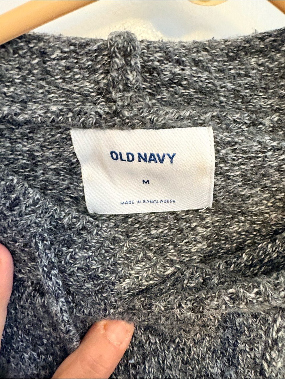 Old Navy Gray Marled Crewneck Sweater
